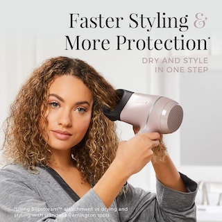 Foto 2 | Secador De Pelo Remington Pro Wet2style 1875w Ionic Ceramic Malva - Venta Internacional.