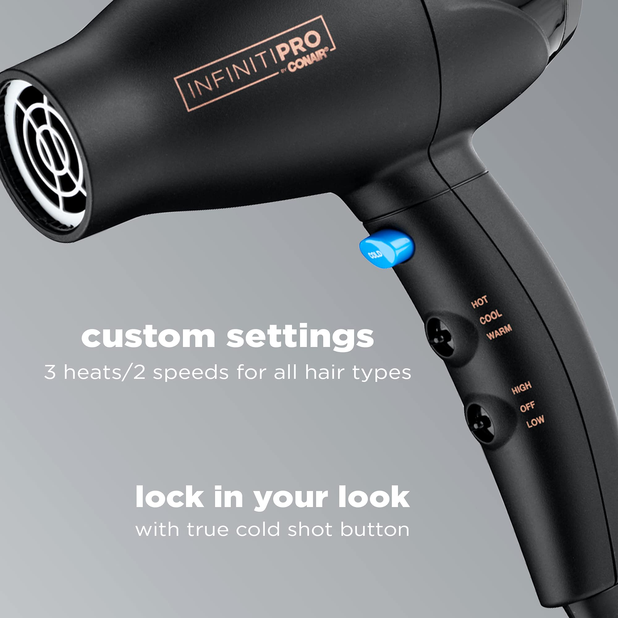 Foto 6 pulgar | Secador De Pelo Conair Infinitipro Mighty Mini Compact Travel - Venta Internacional.