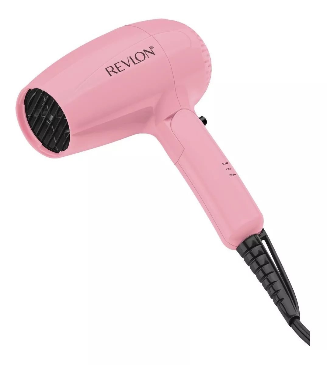 Secadora Revlon Rvdr5010pkla1 Plegable Con Dos Cepillos Ideales Para Estilizar El Cabello Y Concentrador De Aire Rosa