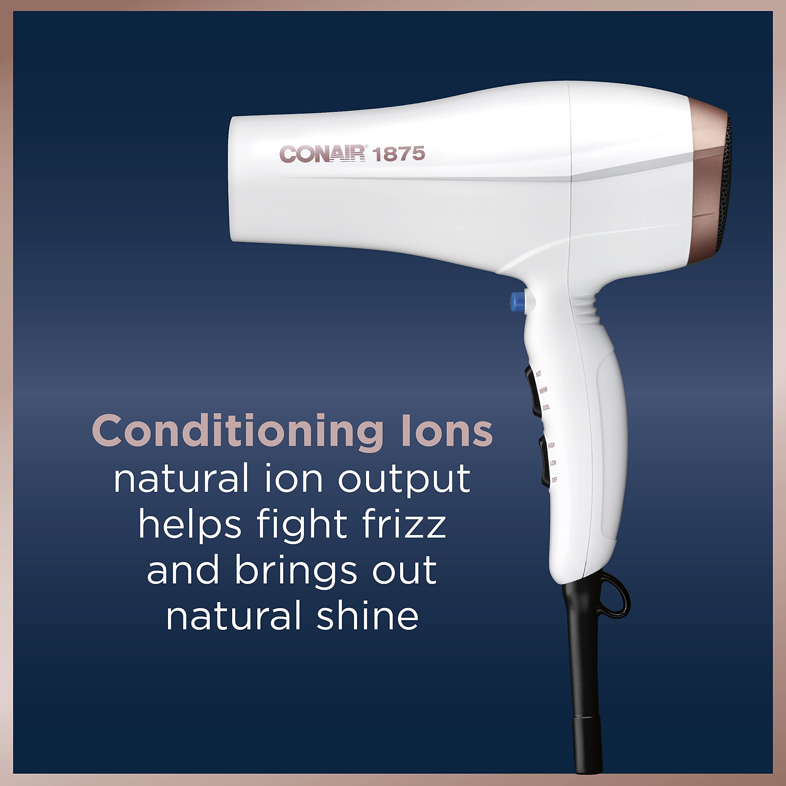 Foto 3 | Secador De Pelo Conair Double Ceramic 1875w Con Acondicionador Iónico - Venta Internacional.