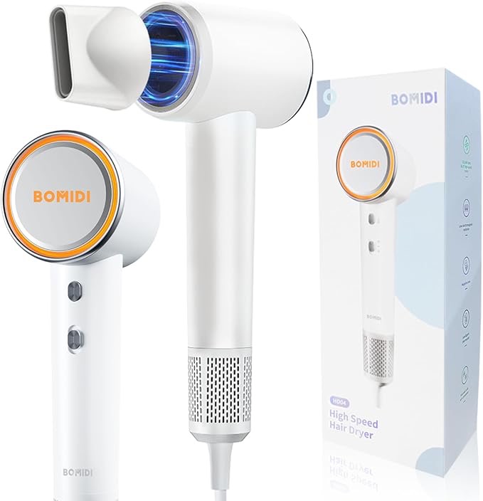 Foto 2 pulgar | Secadora De Cabello Bomidi High Speed Hair Dryer Blanco