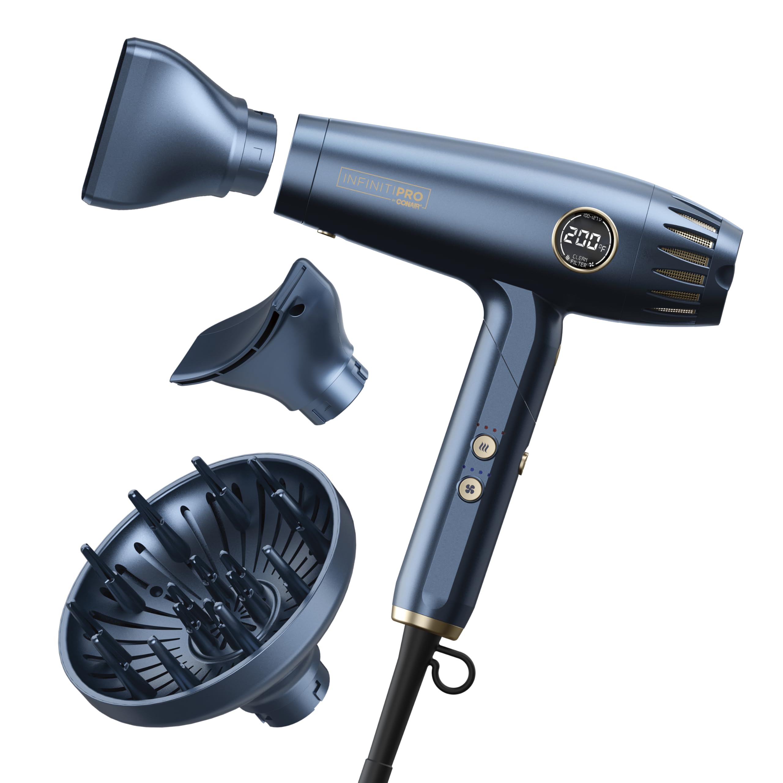 Secador De Pelo Conair Infinitipro Digitalaire 2.0 Que Elimina El Encrespamiento - Venta Internacional.