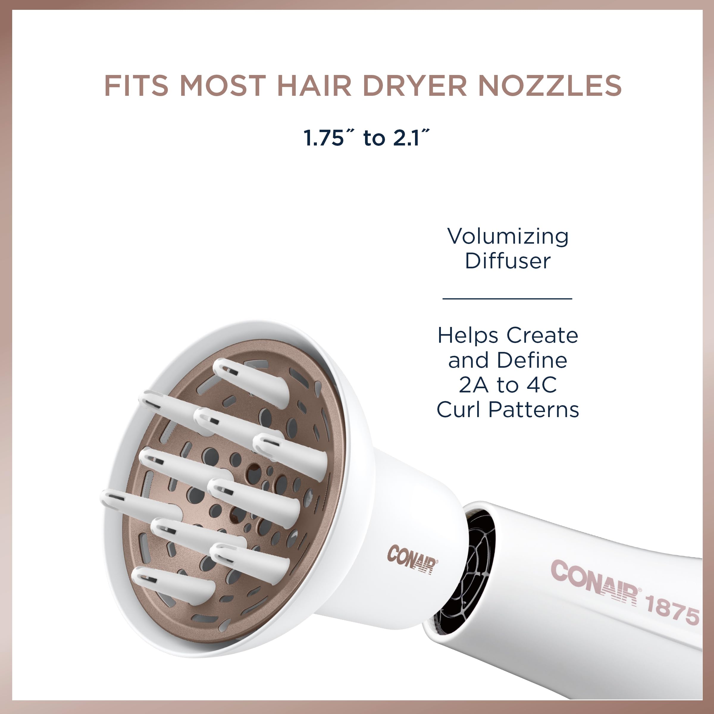Foto 5 pulgar | Difusor Conair Double Ceramic Universal Para Secador De Pelo - Venta Internacional.