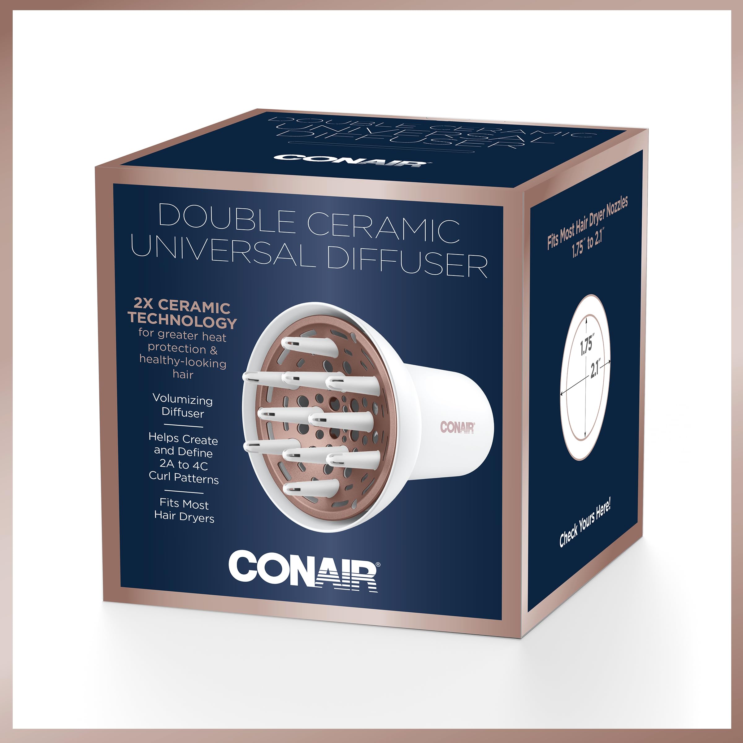 Foto 6 pulgar | Difusor Conair Double Ceramic Universal Para Secador De Pelo - Venta Internacional.