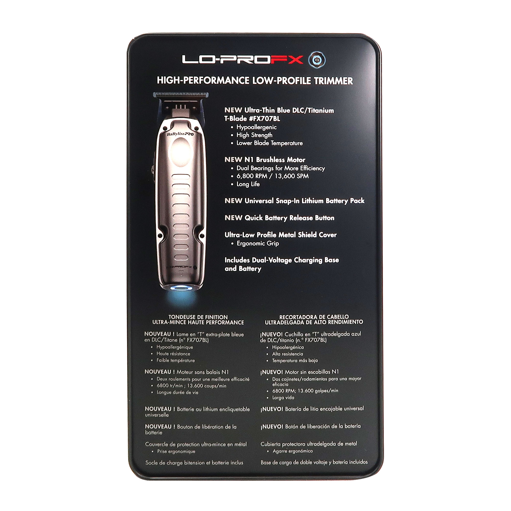 Foto 7 pulgar | Secador De Pelo + Recortadora Babyliss Pro Blackfx Turbo Dryer + Fxon - Venta Internacional.