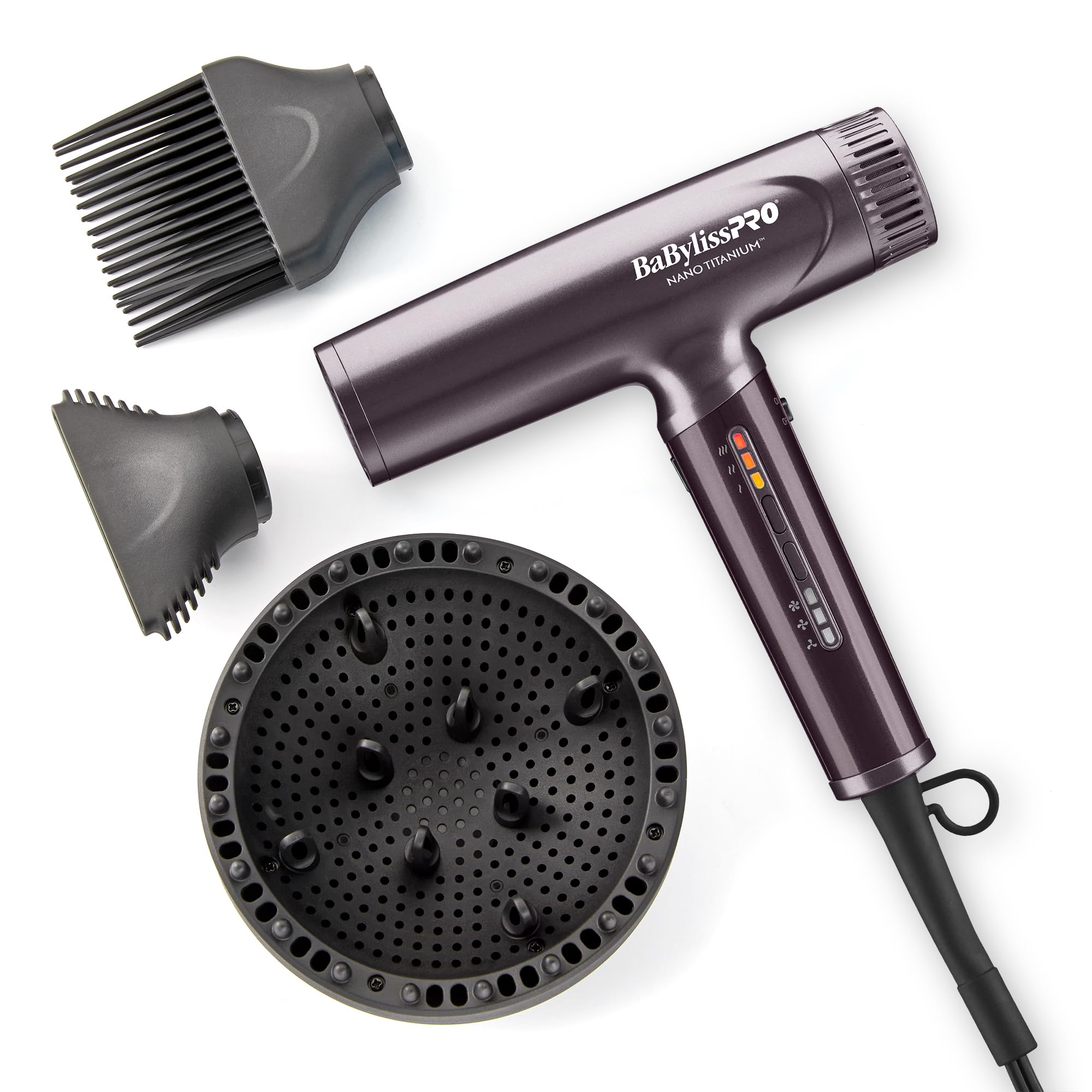 Secador De Pelo Babylisspro Nano Titanium Professional Purple - Venta Internacional.