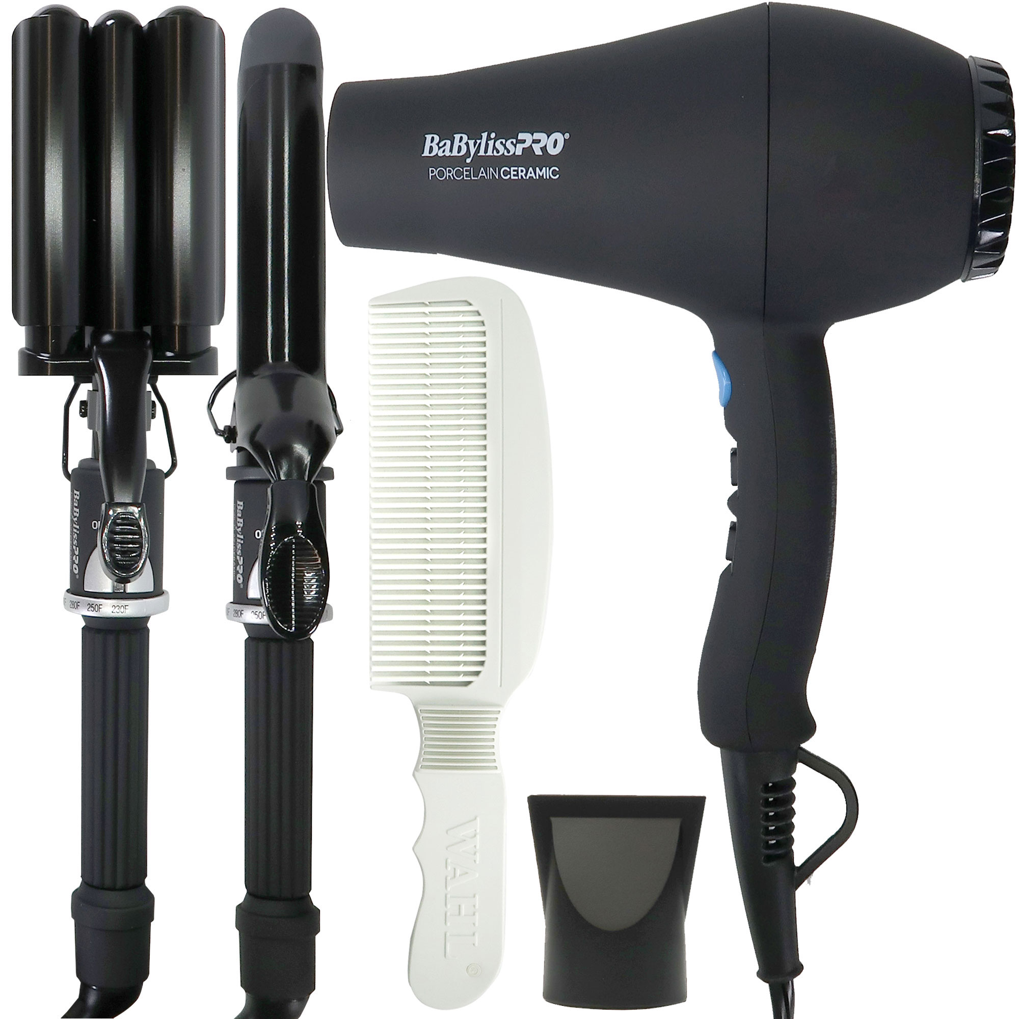 Foto 2 pulgar | Set de Peluquería Babyliss Pro Porcelain Ceramic + Wahl Peine - Venta Internacional