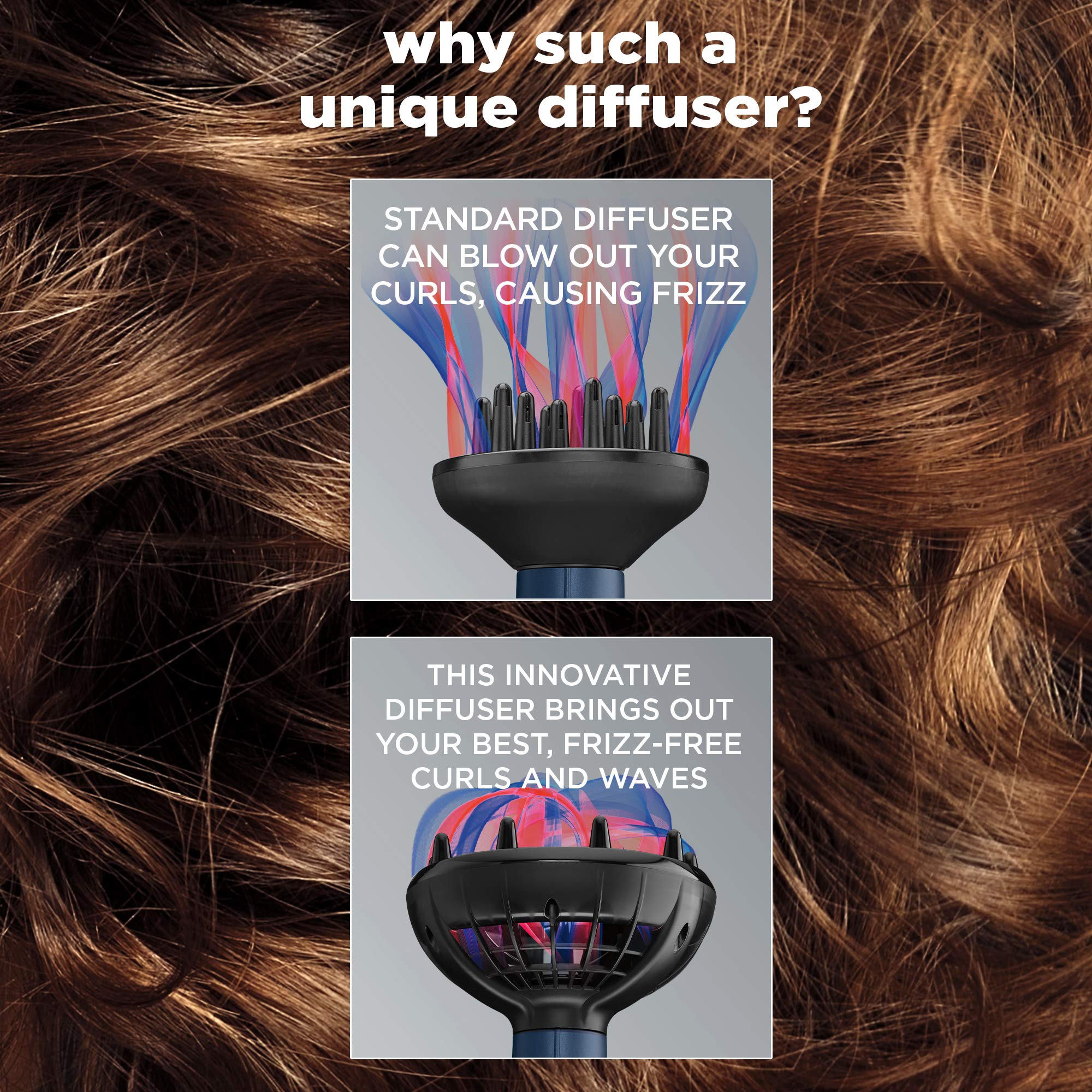 Foto 4 pulgar | Secador De Pelo Conair Infinitipro 1875w Con Difusor Innovador - Venta Internacional.