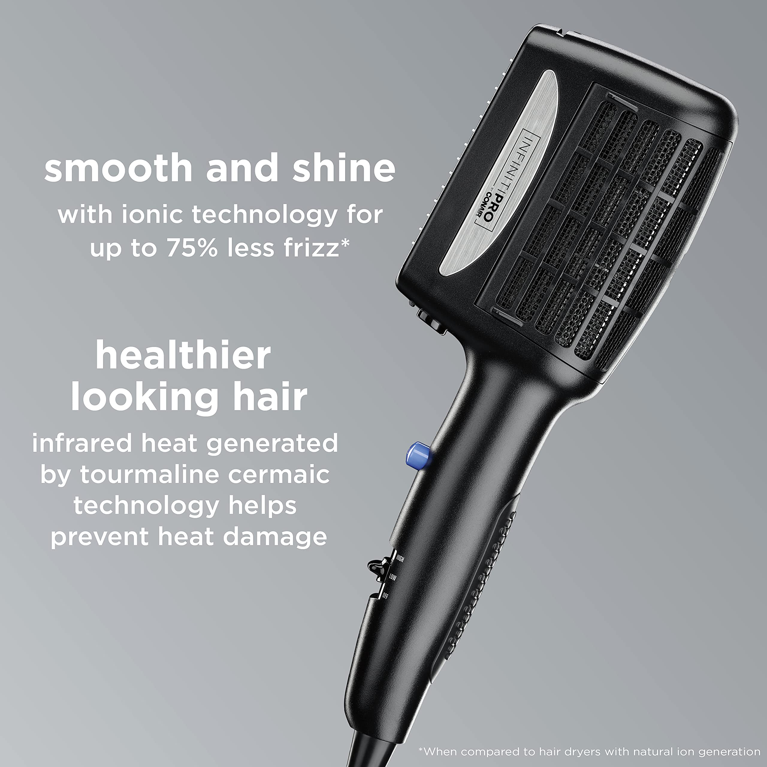 Foto 3 | Secador De Pelo Conair Infinitipro 3 En 1 1875 W Con Ceramic Tech - Venta Internacional.