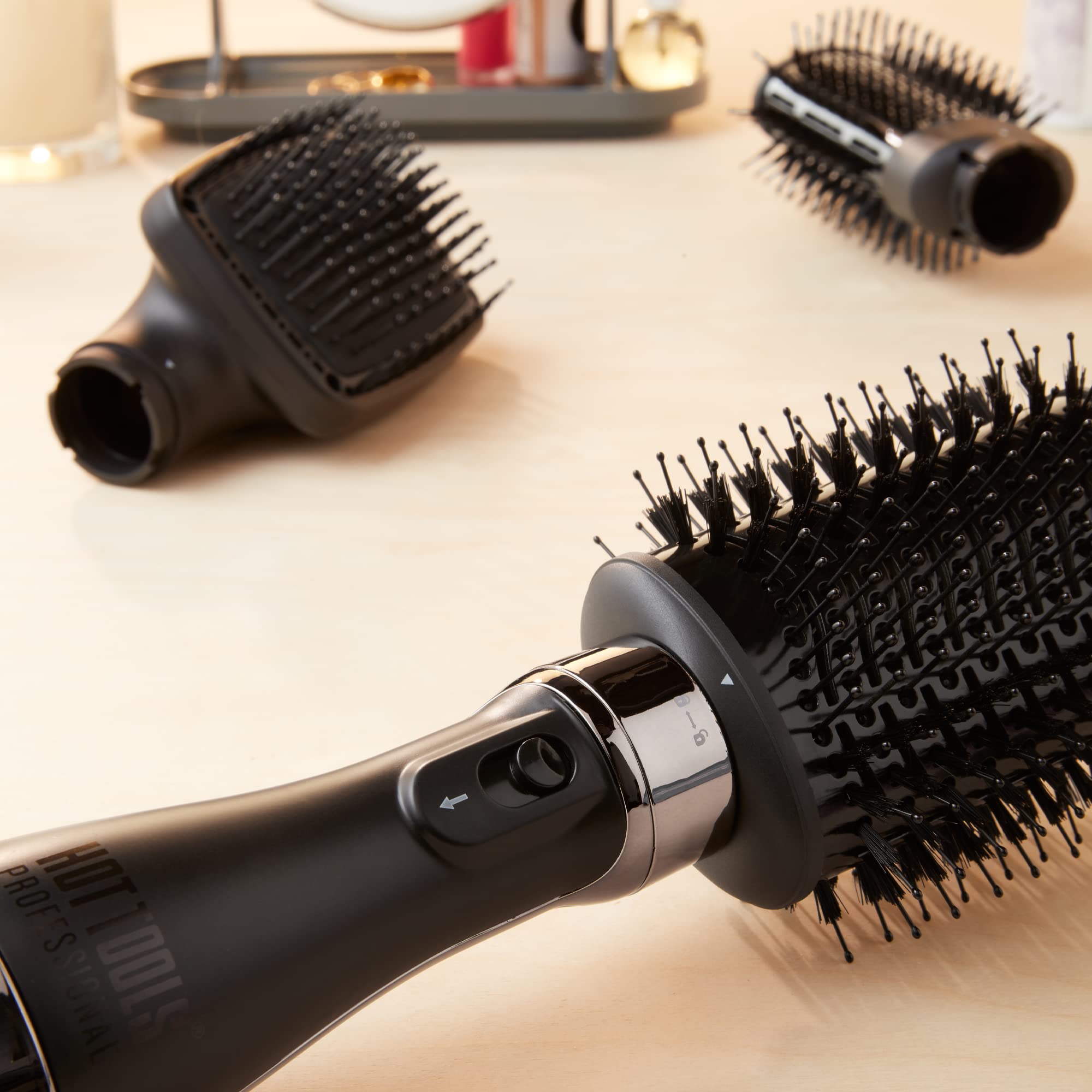 Foto 6 pulgar | Secador De Pelo Hot Tools Pro Artist, Voluminizador Grande, Negro Y Dorado - Venta Internacional.
