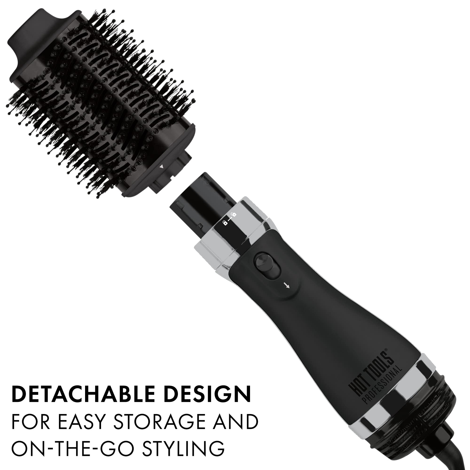 Foto 7 pulgar | Secador De Pelo Hot Tools Pro Artist, Voluminizador Grande, Negro Y Dorado - Venta Internacional.