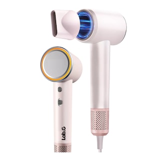 Foto 1 | Secador De Cabello Profesional Lab.g Alta Velocidad Lónico Con Led Rosa Claro