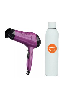 Foto 1 | Secadora De Cabello Revlon Control De Frizz + Termo De Agua De Regalo Güish