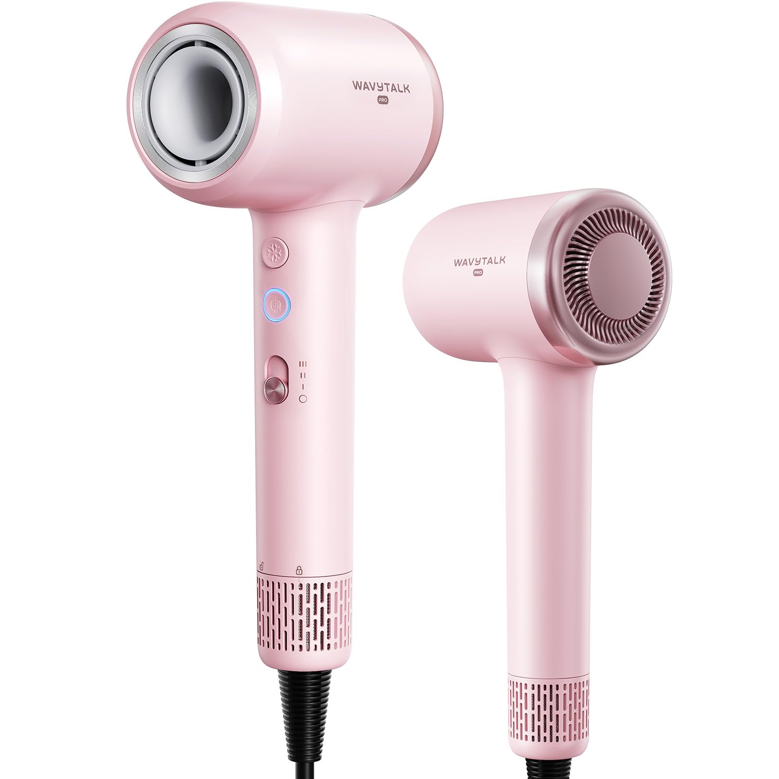Secador De Pelo Wavytalk Turflow Pro De Secado Rápido A 110 000 Rpm, Color Rosa - Venta Internacional.