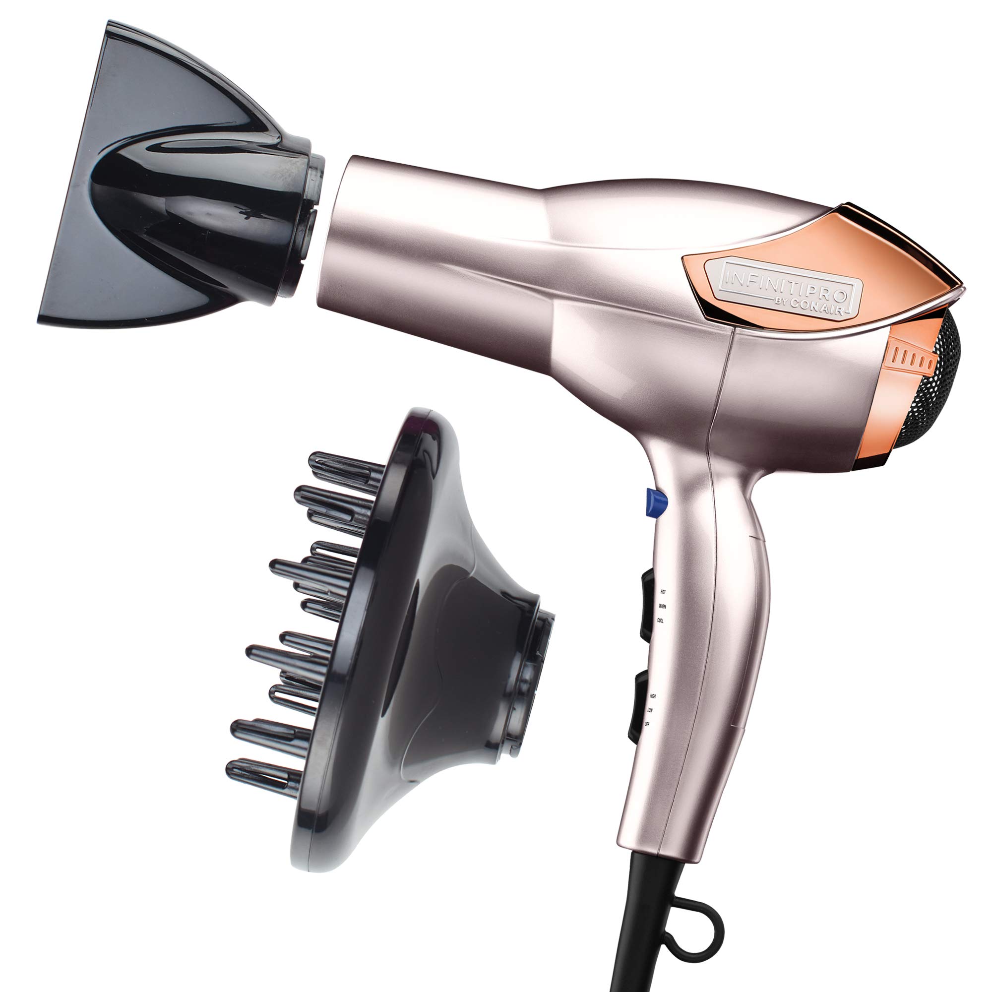 Secador De Pelo Conair Infinitipro Volume Shine 1875w Rose Gold - Venta Internacional.