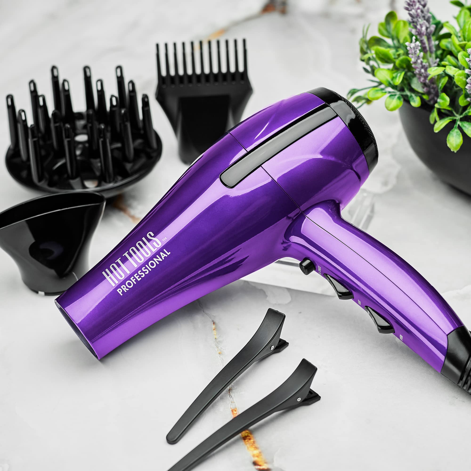 Foto 7 pulgar | Secador De Pelo Hot Tools Pro Artist 1875w Turbo Ceramic + Ionic - Venta Internacional.
