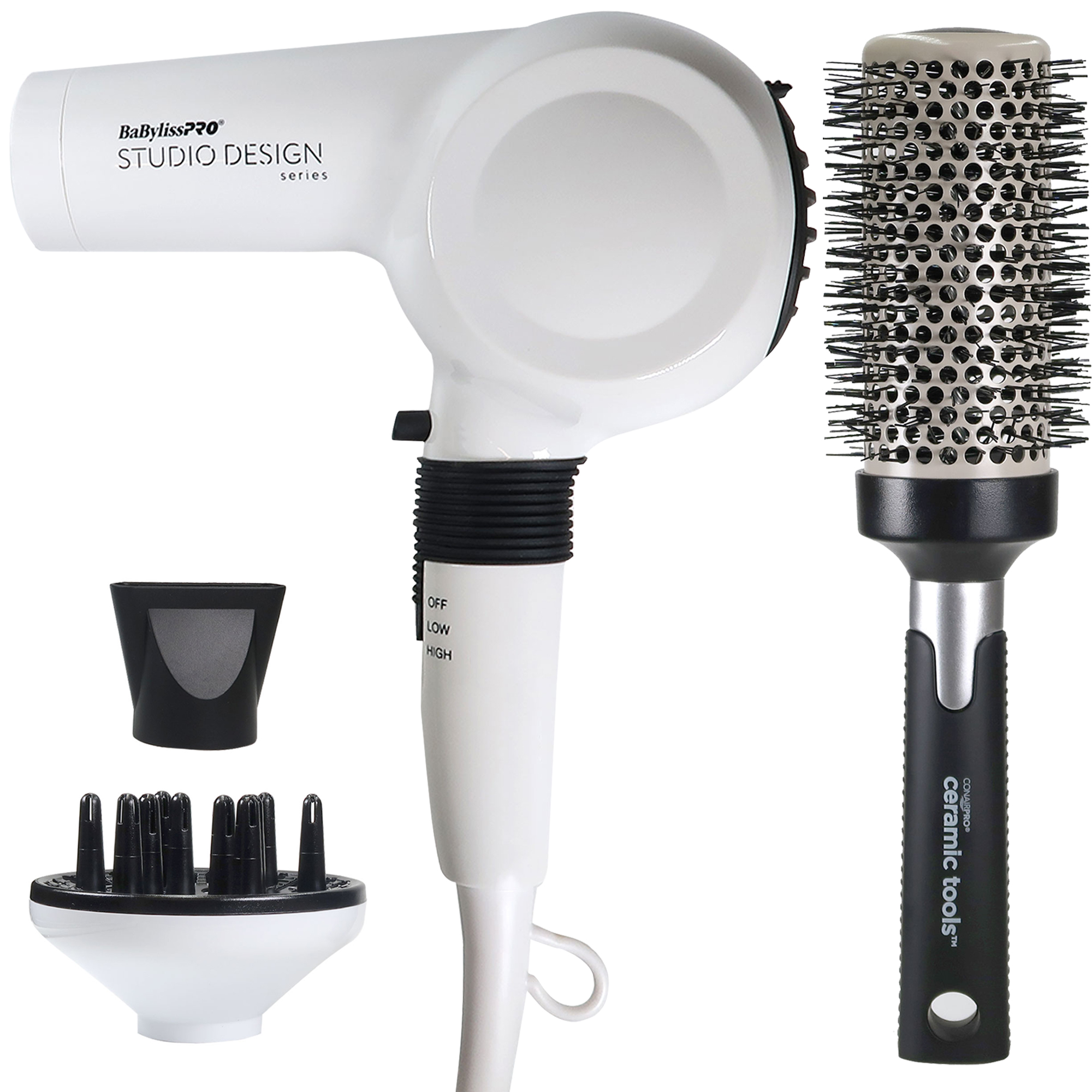 Foto 2 pulgar | Secador De Pelo Compacto Babyliss Pro Midi Bci250uc Con Cepillo De 2 ½ Pulgadas - Venta Internacional.