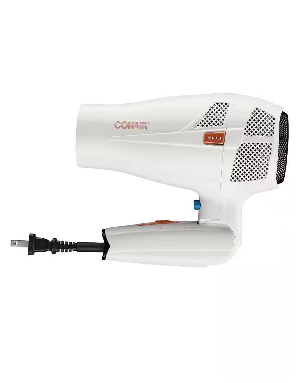 Foto 3 pulgar | Secadora De Cabello Conair 289es 2 Vel Cable Retractil Plegable Blanco