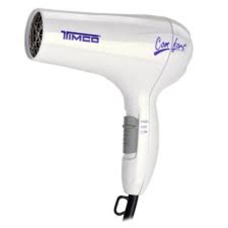 Foto 1 | Secadora De Cabello Timco St-1875 Basica 2 Velocidades Aro Para Colgar Blanca