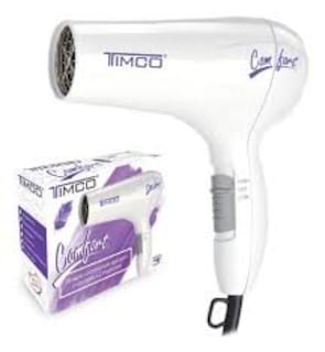 Foto 2 | Secadora De Cabello Timco St-1875 Basica 2 Velocidades Aro Para Colgar Blanca