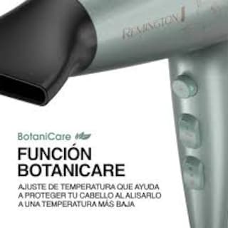 Foto 2 | Secadora De Cabello Remington Botanicals D27a-110f 2 Vel Con Accesorios Verde