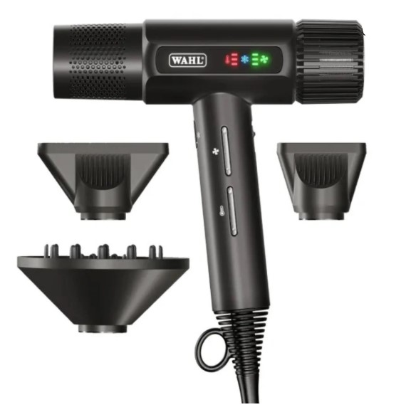 Foto 4 pulgar | Secadora Wahl 3026641 Profesional Motor Digital 1600 W 3 Velocidades Negra