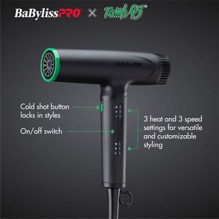 Foto 2 | Secador De Pelo Babylisspro Nano Titanium Nano Light Ionic - Venta Internacional.