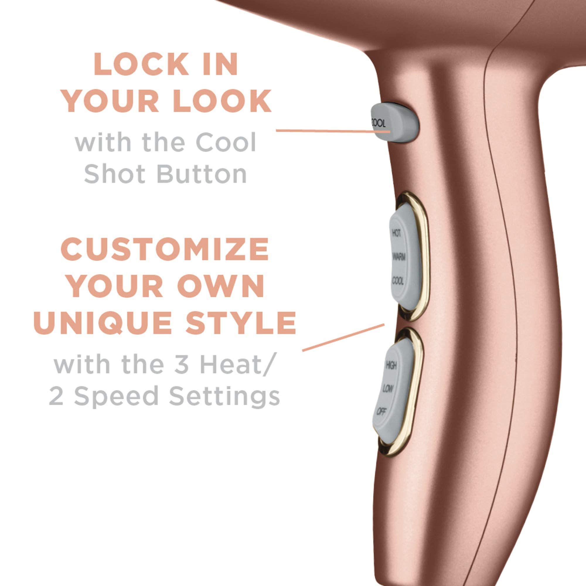 Foto 6 pulgar | Secador De Pelo Conair Infinitipro Frizz Free Compact 1875w - Venta Internacional.