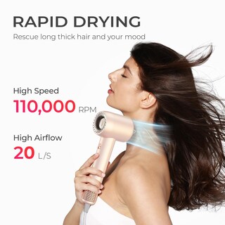 Foto 2 | Secador De Pelo Tymo Ionic De Alta Velocidad, 300 Ml, Iones Negativos - Venta Internacional.