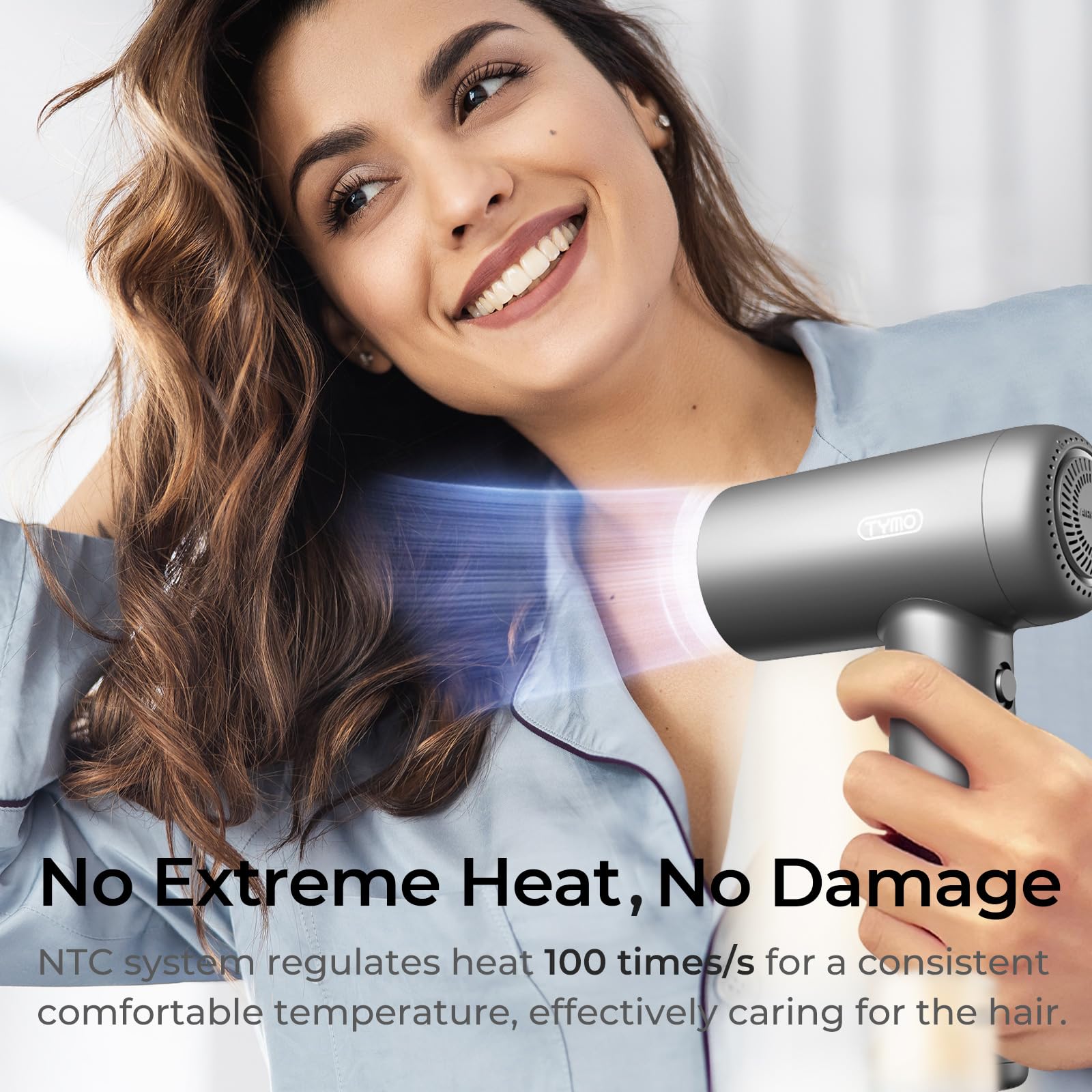 Foto 6 pulgar | Secador De Pelo Tymo Airhype Lite Professional Ionic Para Mujer - Venta Internacional.