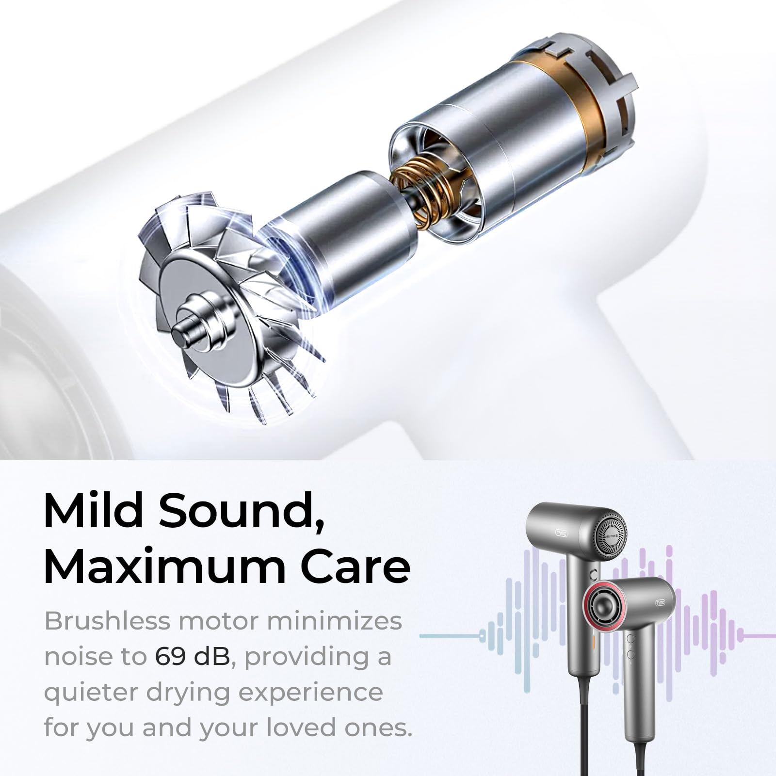 Foto 7 pulgar | Secador De Pelo Tymo Airhype Lite Professional Ionic Para Mujer - Venta Internacional.