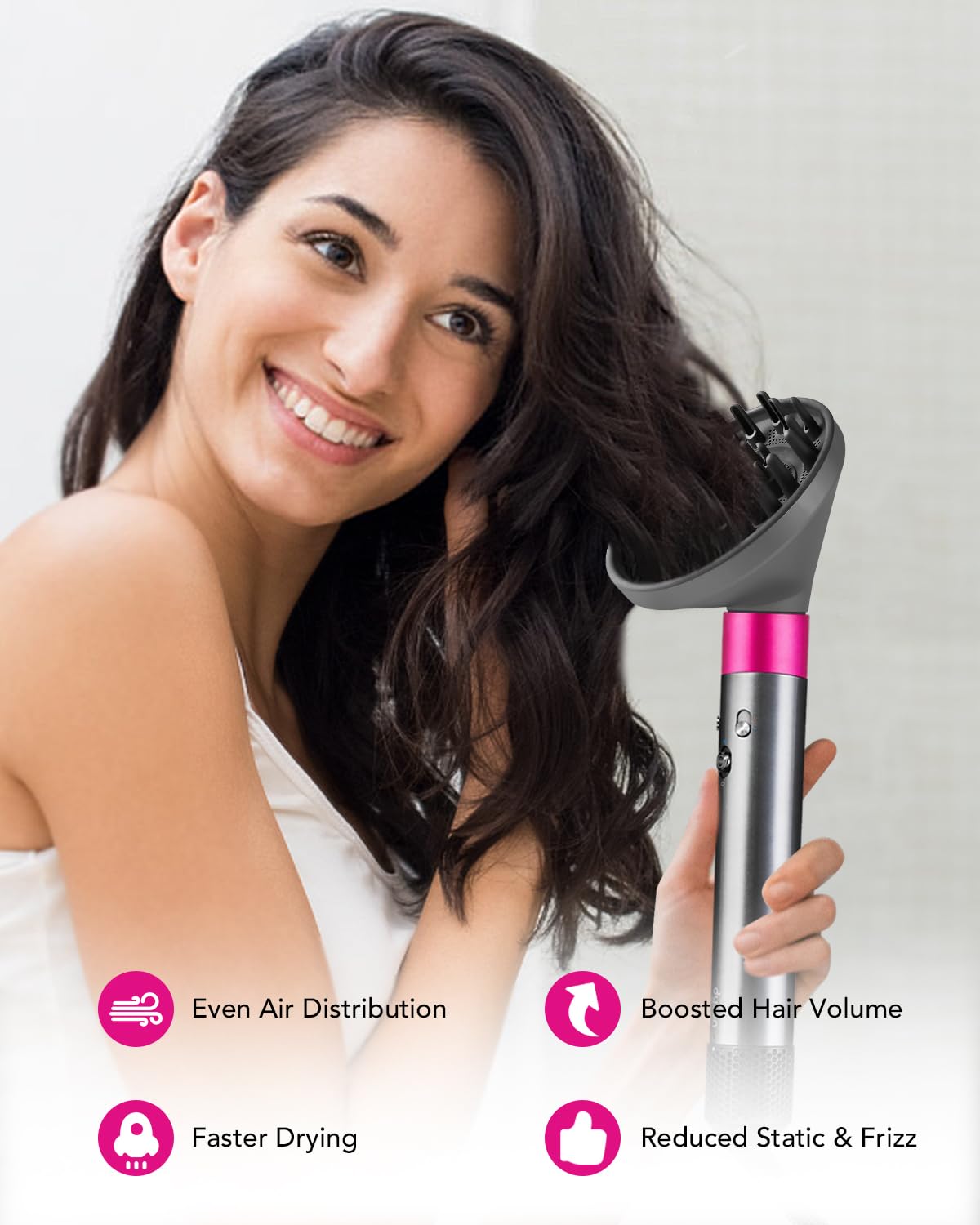 Foto 4 pulgar | Accesorio De Boquilla Difusora Para Dyson Airwrap Styler Tosage - Venta Internacional.