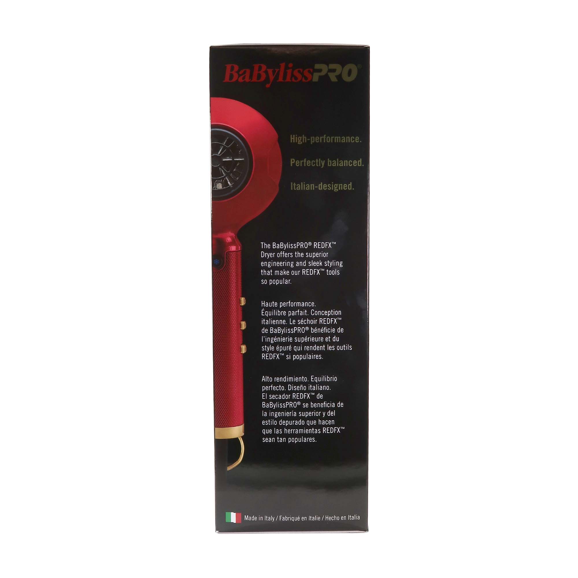 Foto 5 | Secador De Pelo Babyliss Pro Influencer Collection Redfx + Comb - Venta Internacional.