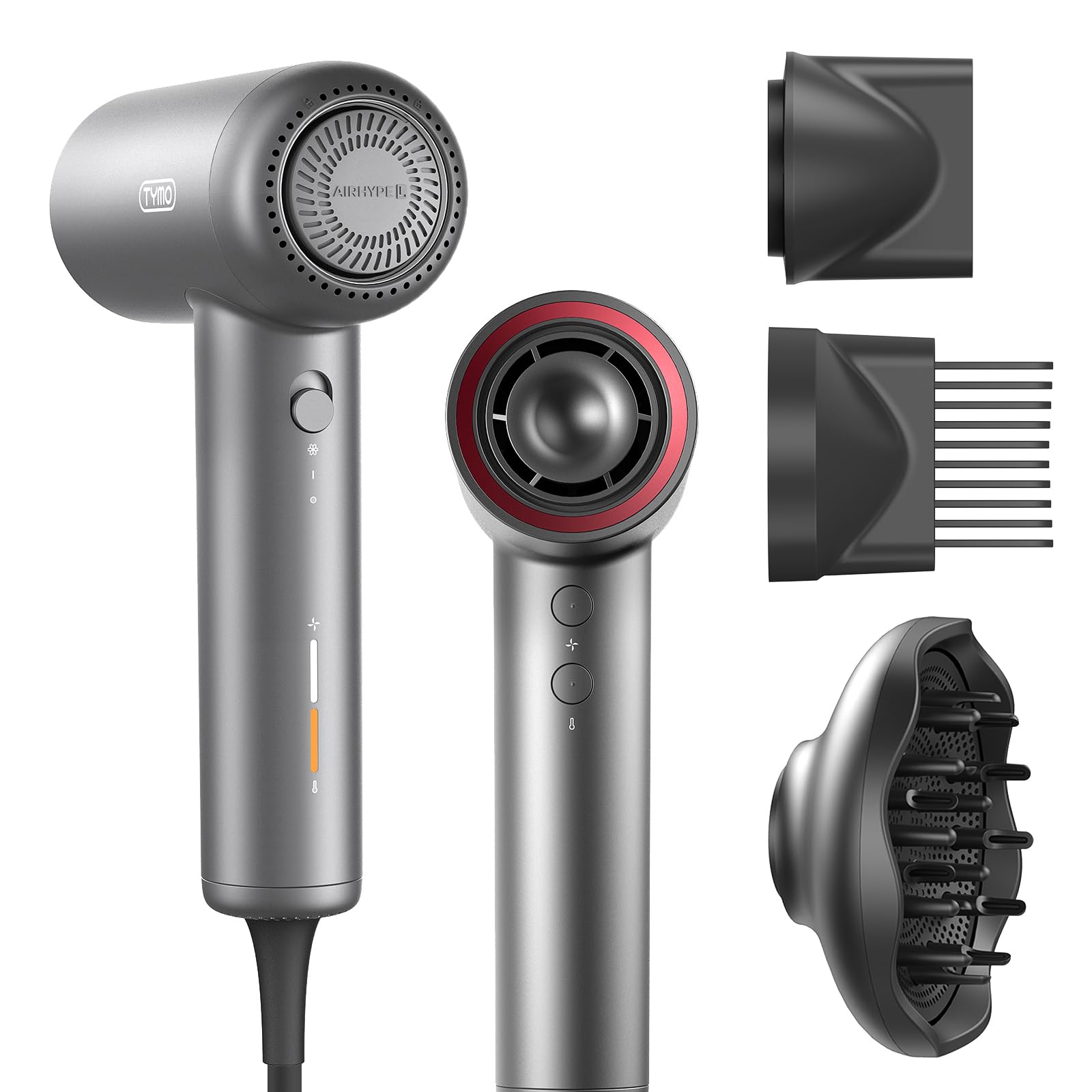 Foto 2 pulgar | Secador De Pelo Tymo Airhype Lite Con Difusor Ajustable - Venta Internacional.