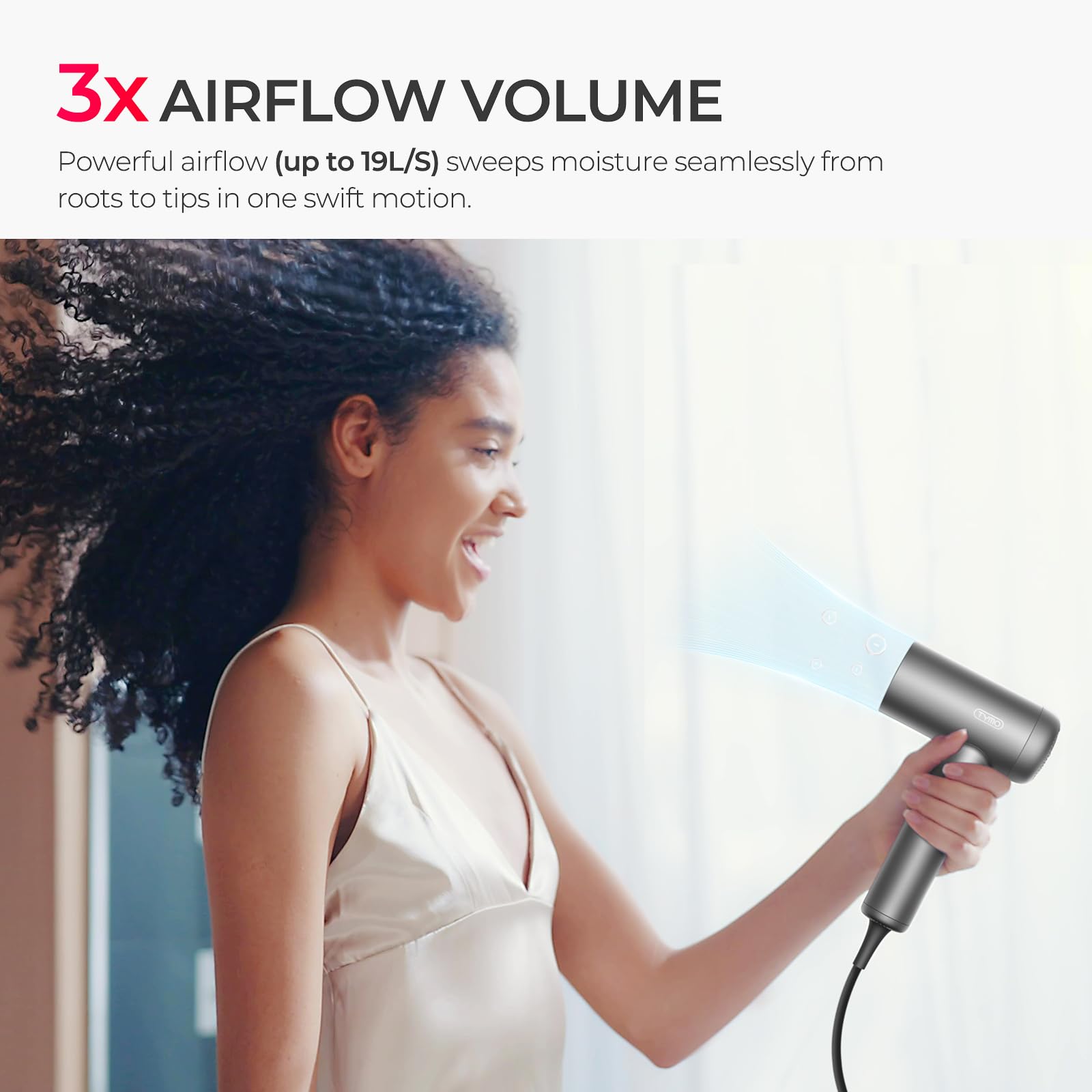Foto 7 pulgar | Secador De Pelo Tymo Airhype Lite Con Difusor Ajustable - Venta Internacional.