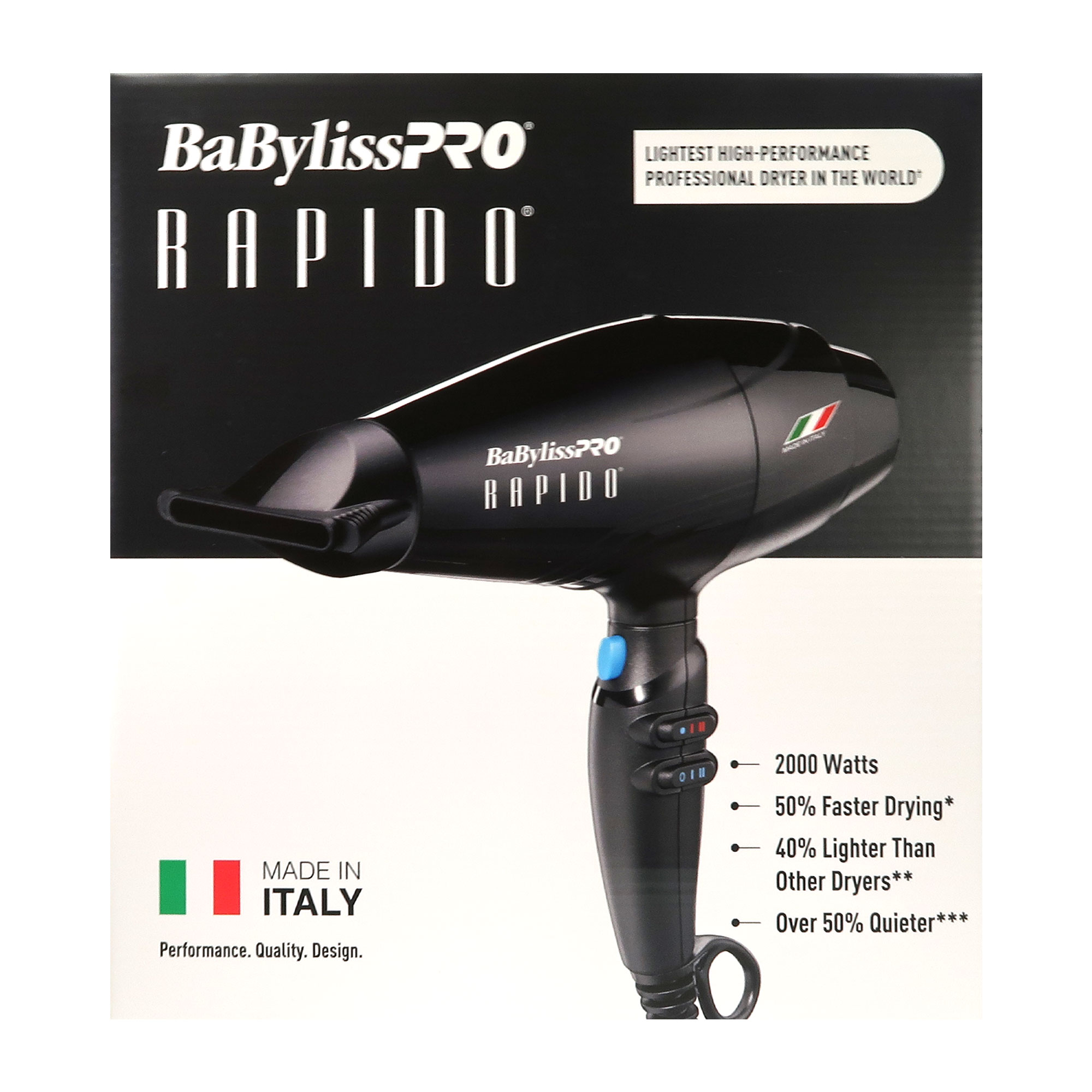 Foto 4 pulgar | Secador De Pelo Babyliss Pro Rapido, Rizador Y Cepillo - Venta Internacional.