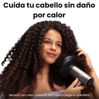 Foto 3 | Secadora De Cabello Con Difusor Para Cabello Tymo Airhype Profesional Pel Color Gris Oscuro