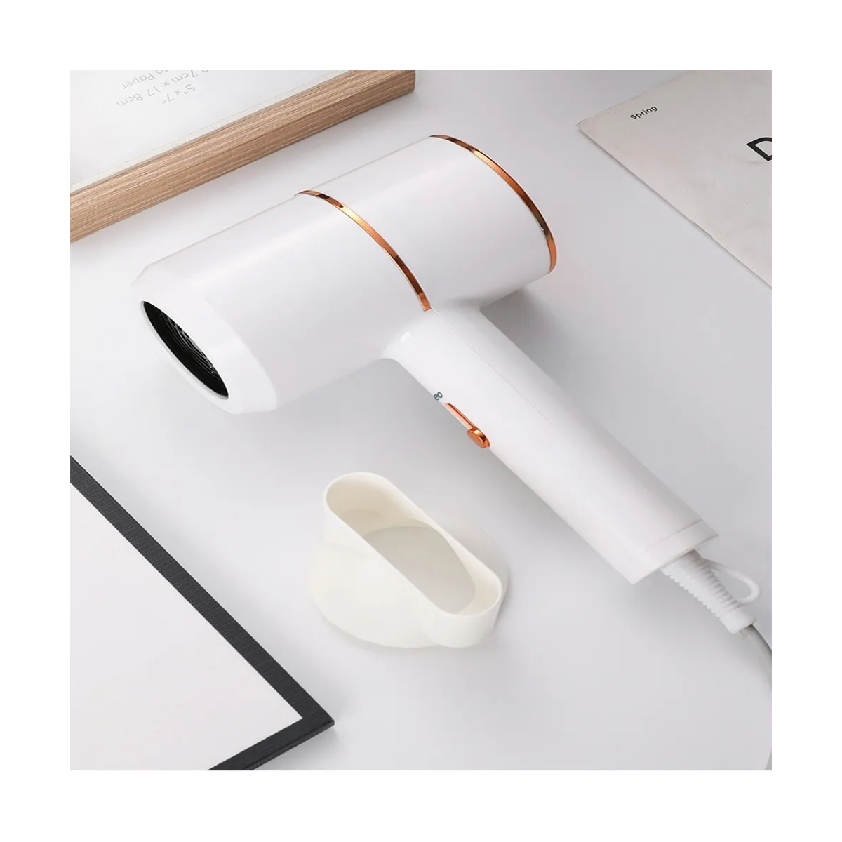 Foto 3 pulgar | Secadora De Cabello  Plegable  Eo Safe Imports Esi-20173 Blanco