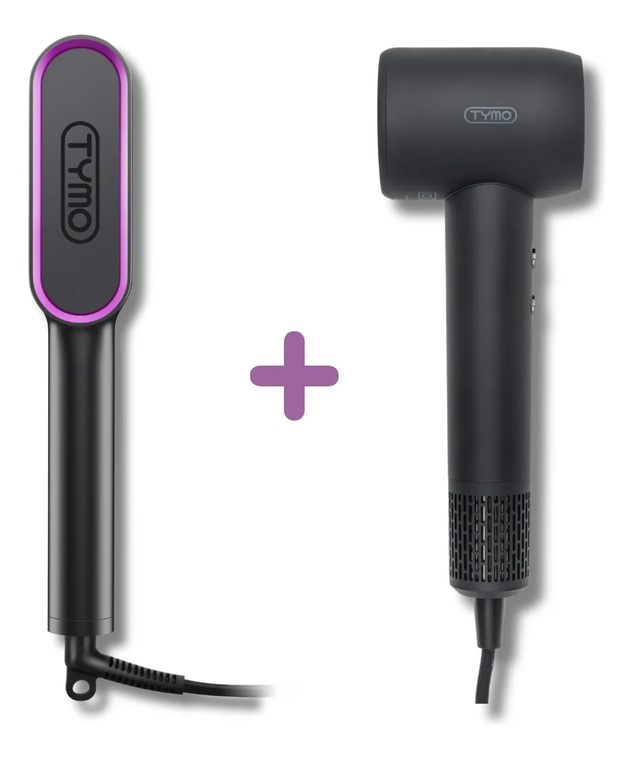 Foto 1 | Kit Cepillo Peine Tymo Ring Secadora De Cabello Airhype Lite