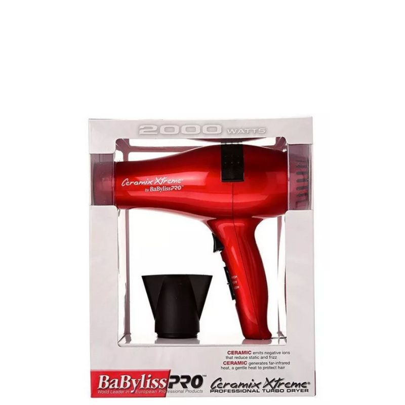 Foto 1 | Secadora De Cabello Babyliss Babr5572es Roja Incluye Protector Térmico.