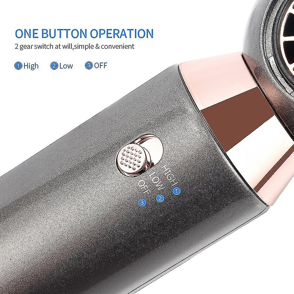 Foto 5 pulgar | Secador De Pelo Huoguo Professional Travel 800w 2 Speed Grey - Venta Internacional.