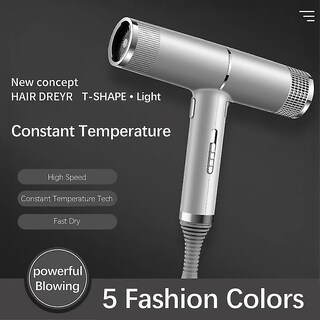Foto 3 | Secador De Pelo Huoguo Tipo T 1200 W Secado Rápido 3 Modos De Soplado Negro - Venta Internacional.