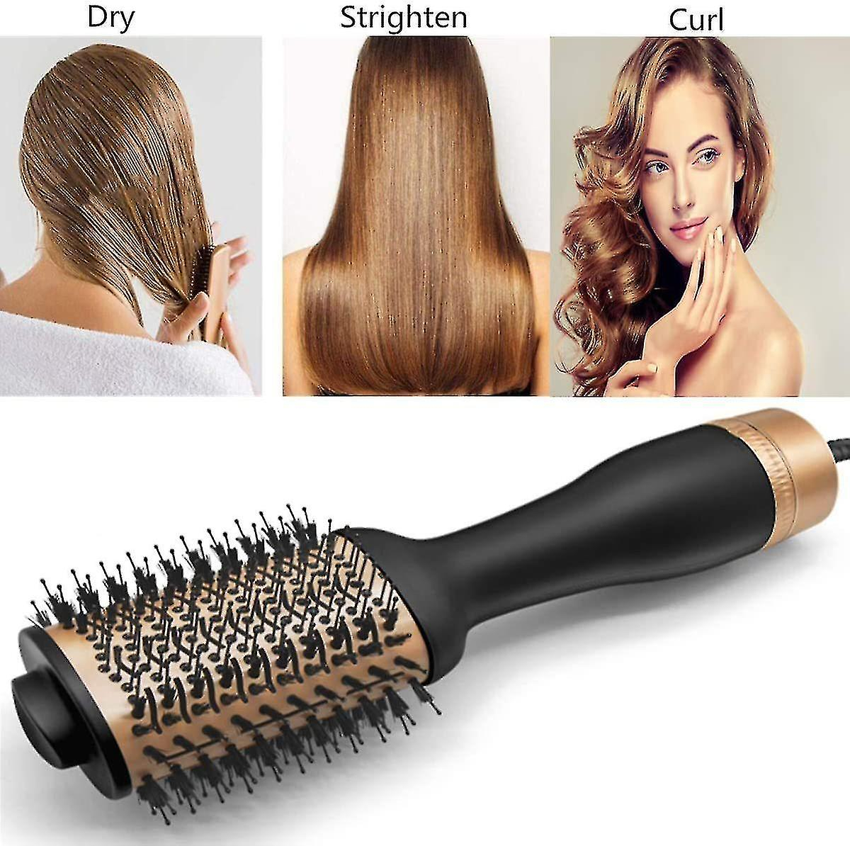 Foto 4 | Planchas Alisadoras De Pelo Con Brocha De Aire Caliente 5 En 1 Huoguo Para Secador De Pelo - Venta Internacional.