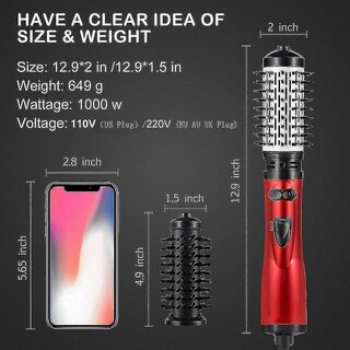 Foto 4 | Cepillo Voluminizador Para Secador De Pelo 2 En 1 Para Alisar El Cabello Huoguo - Venta Internacional.