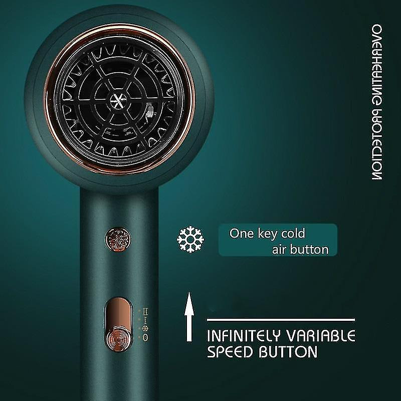 Foto 6 pulgar | Secador De Pelo Huoguo Professional 110-240 V Con Difusor Verde - Venta Internacional.