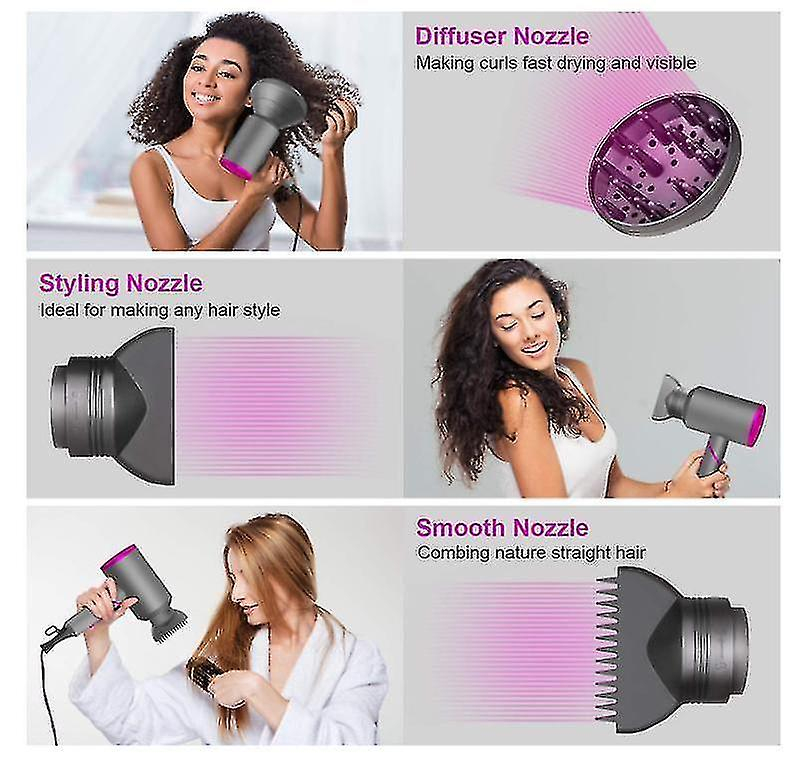 Foto 4 | Secador De Pelo Huoguo Ionic Professional De Secado Rápido Plegable 20 - Venta Internacional.
