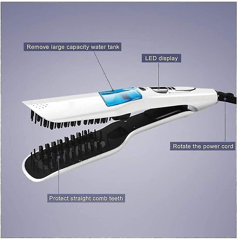 Foto 3 pulgar | Peine Vaporizador De Vapor De Iones Negativos Para Alisar El Cabello - Venta Internacional.