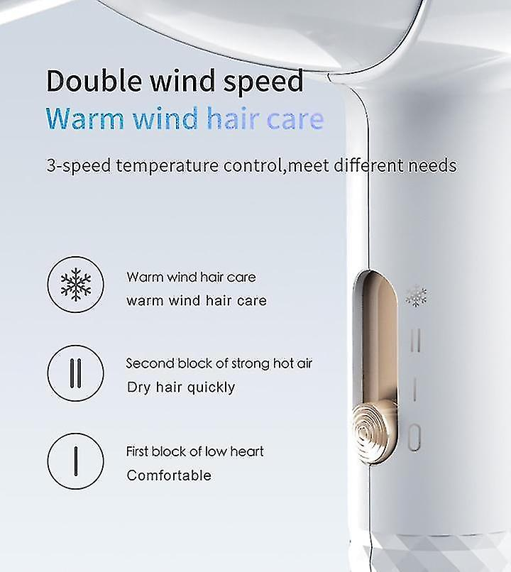 Foto 3 pulgar | Secador De Pelo Huoguo Air Plus 1200w 220v Doble Uso 55°c Azul - Venta Internacional.