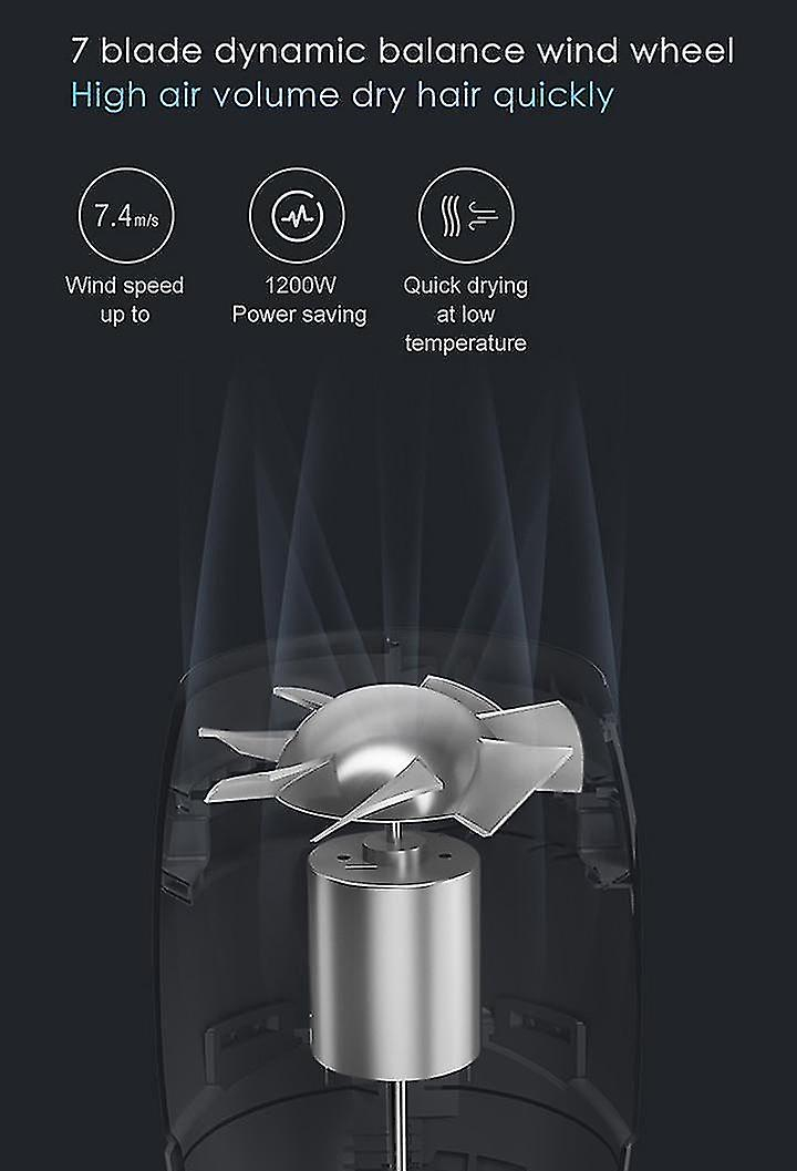 Foto 5 pulgar | Secador De Pelo Huoguo Air Plus 1200w 220v Doble Uso 55°c Azul - Venta Internacional.