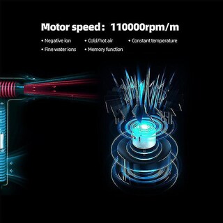 Foto 5 | Secador De Pelo Huoguo Cold/hot Wind 700w 220-240v Con Difusor - Venta Internacional.